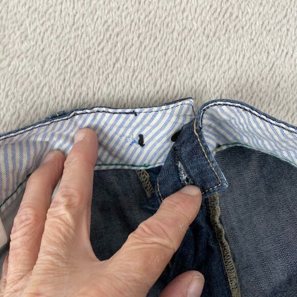 Tommy Hilfiger Woman's Denim Trouser Jeans Size 8 Straight-Leg Blue Cotton Blend - Picture 13 of 16